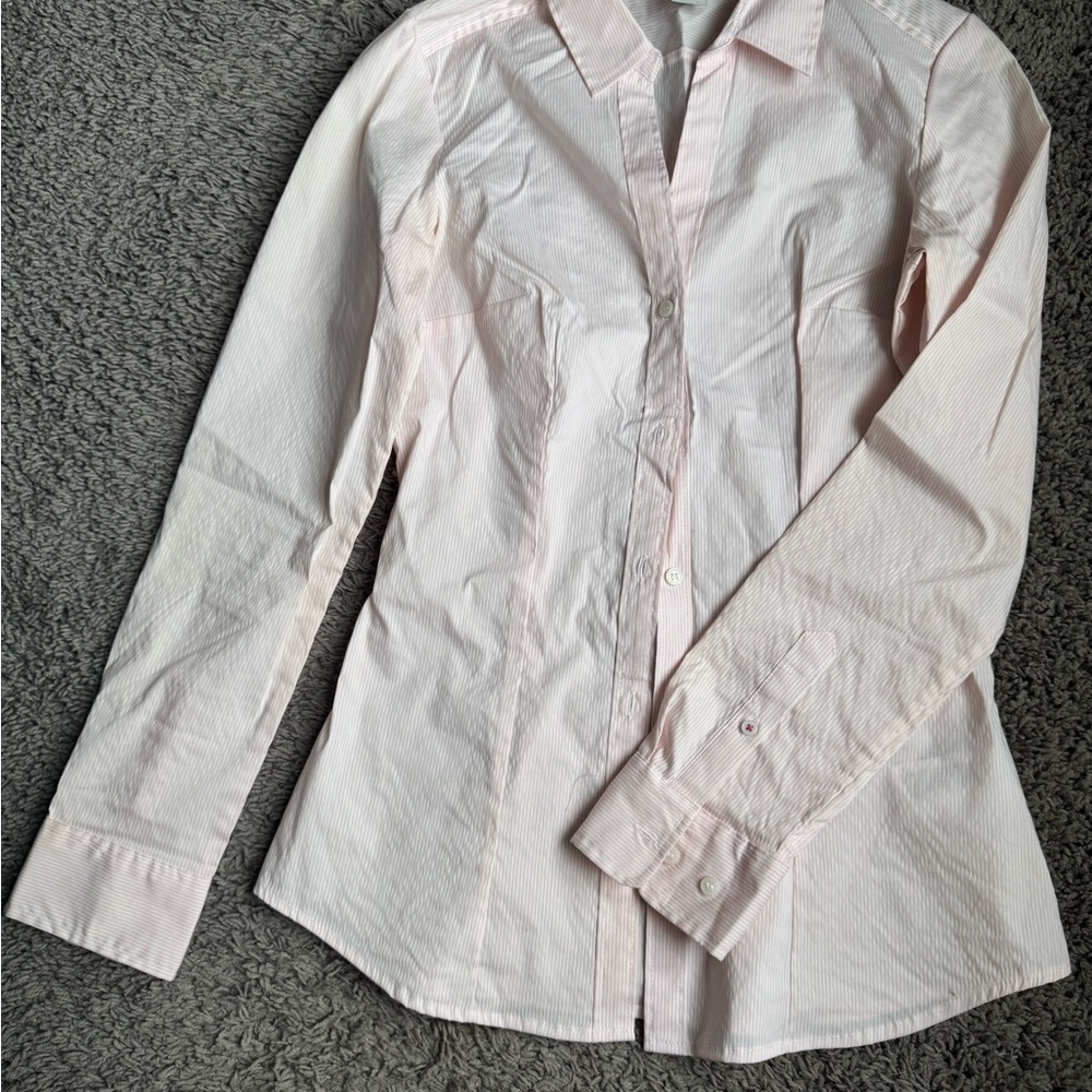 H&M Light Pink Button Down Shirt